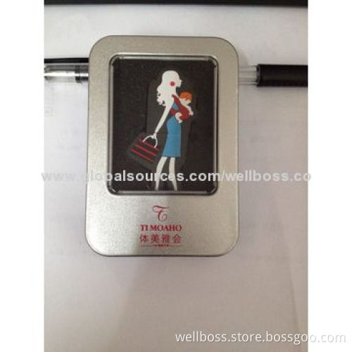 Customized PVC Gift USB, 512MB to 32GB Flash Memory Capacities, Supports Plug-and-Play Function